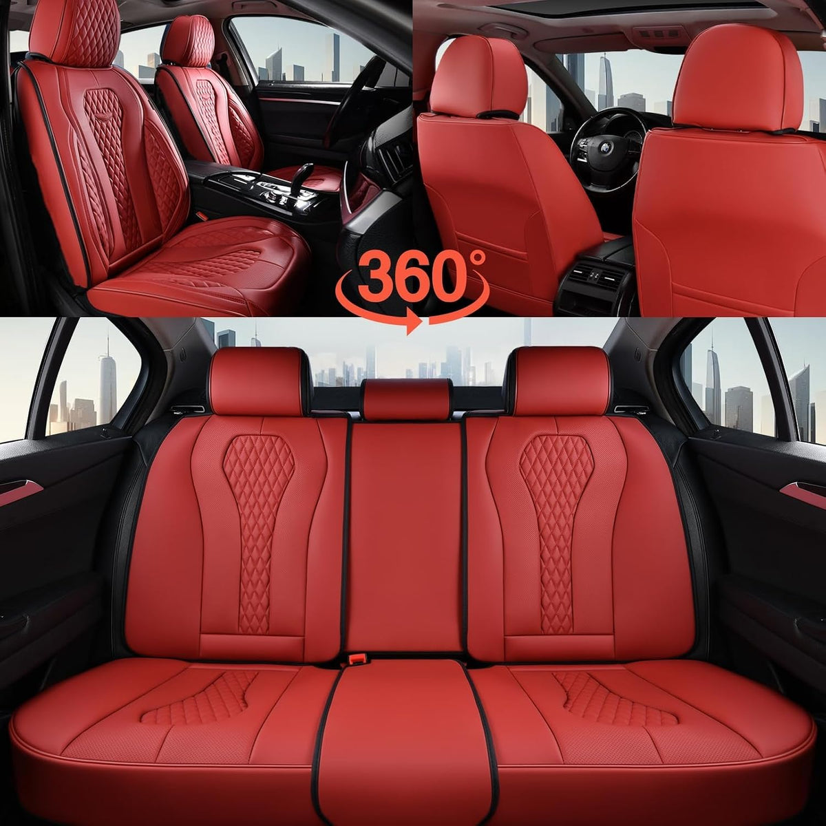 coverado seat covers, car seat covers full set shown in use