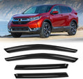 Rain Guards for Car Windows, Tape-On Window Visors Rain Guards Fit for Honda by KYX
