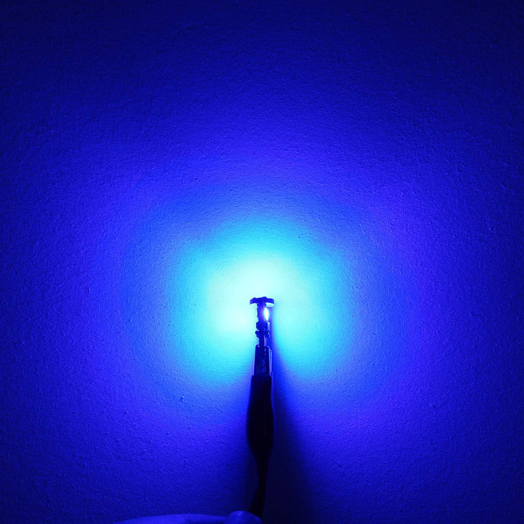 PHINLION 194 Blue LED Bulb Super Bright 168 175 2825 T10 Wedge 15-SMD 4014 Chipsets LED Replacement Bulbs for Car Dome Map Courtesy Trunk Parking License Plate Lights, Pack of 6