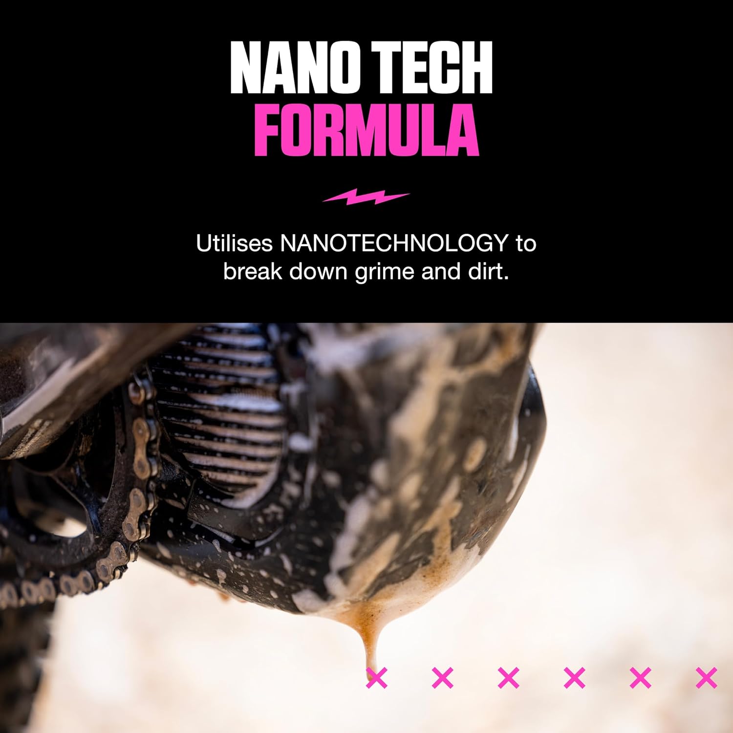 Muc-Off Bike Cleaner Concentrate | Powerful Nano Tech Bike Cleaner | Safe on Carbon Fibre, Biodegradable Formula for Bicycle and Motorcycle Cleaning