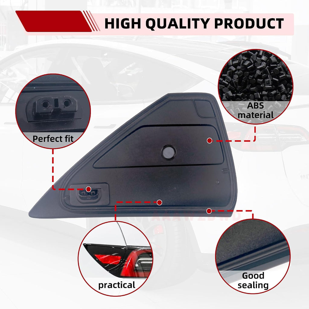 For Tesla Charger Cover,Taillight Charging Port Cover For Tesla Model 3 Y 2017-2024(Rear Left Side)
