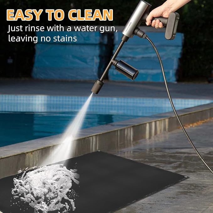 Under Grill Mat for Outdoor Grilling, 60 x 48 inches Double-Sided Fireproof - Image 6