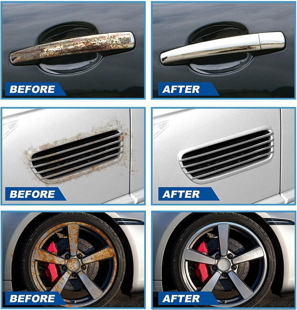 Car Rust & Iron Particle Remover Spray,Multi-functional rust remover, used for automotive tools, can remove surface rust and particles.（3pcs） (3PCS)
