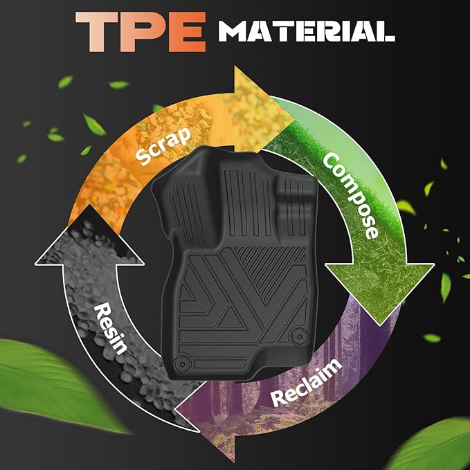 Car Floor Mats and Trunk Mat for 2024 Honda Prologue and Chevy Blazer EV - Image 4