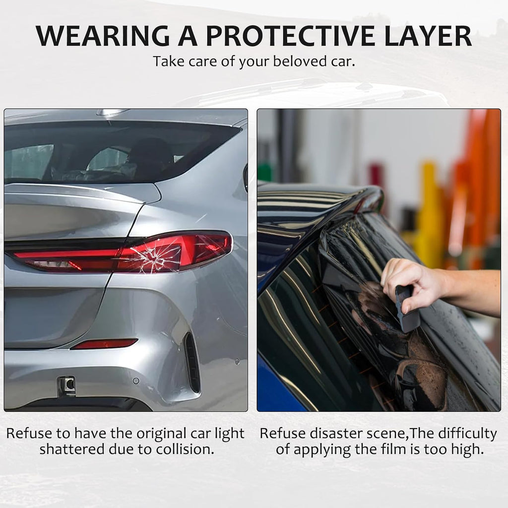 Sekhyna Car Tail Light Lamp Cover for BMW,Rear Tail Light Shell Trim Cover,Rear Lamp Shade Brake Indicator Light Accessories (BMW 2 Series F44 2020-2024 Model, 4PCS