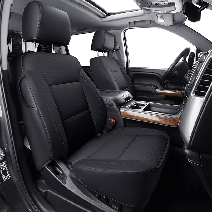 LUCKYMAN CLUB Front Seat Covers fit by LUCKYMANCLUB