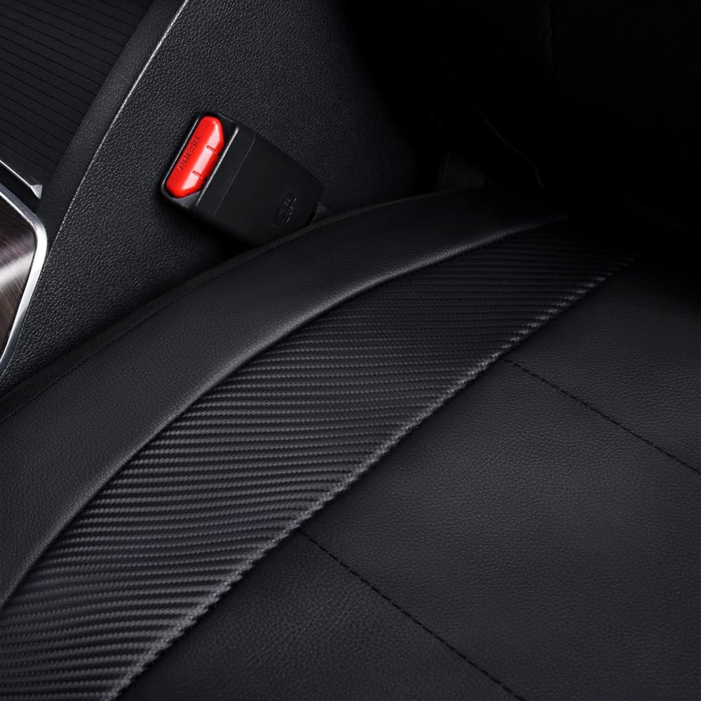 Flying Banner car seat Covers Protects Water Proof Faux Leather Carbon Fiber ...
