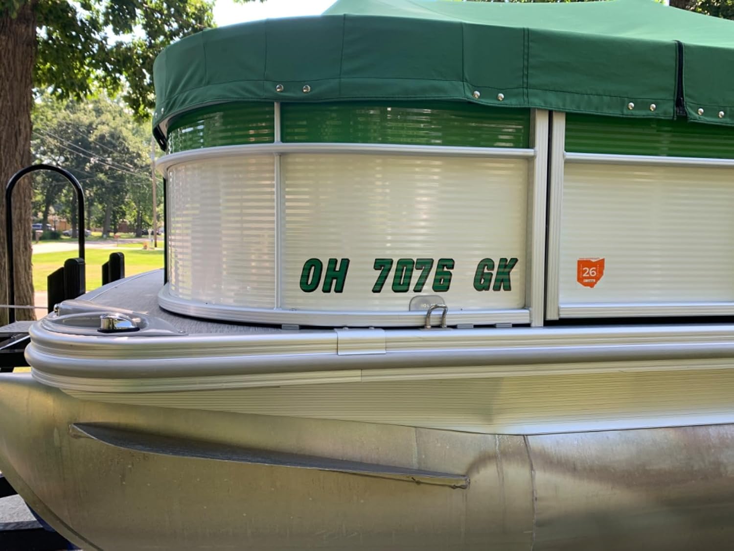 Boat Registration Numbers & Letters 2CL / 2 Pack Custom 3" Boat & Jetski PWC Stickers