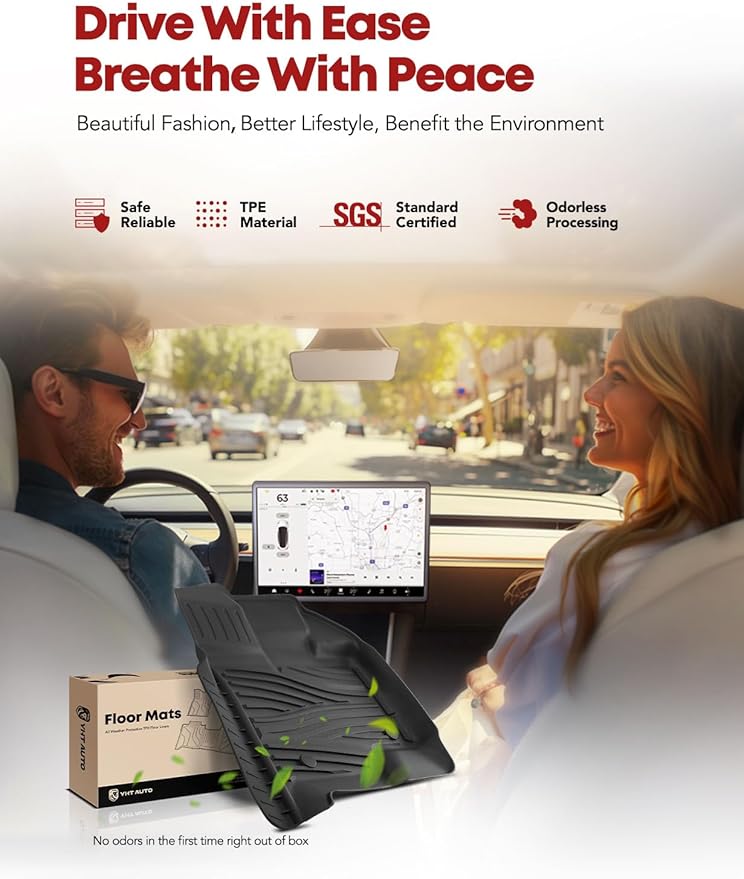 YHTAUTO Automotive Floor Mats Replacement - Image 3
