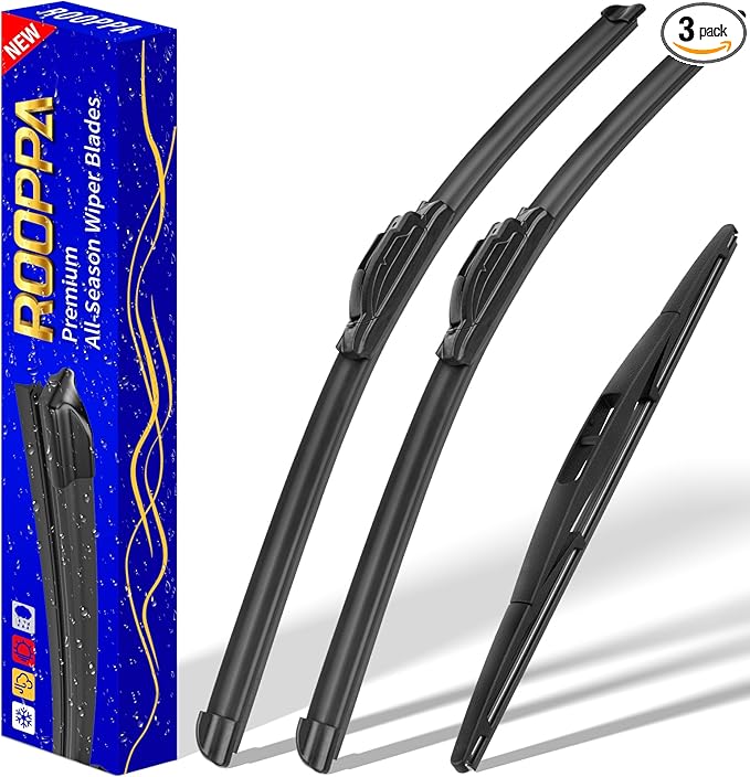 3 wipers Replacement for 2014-2020 Acura MDX, Windshield Wiper Blades Original by ROOPPA
