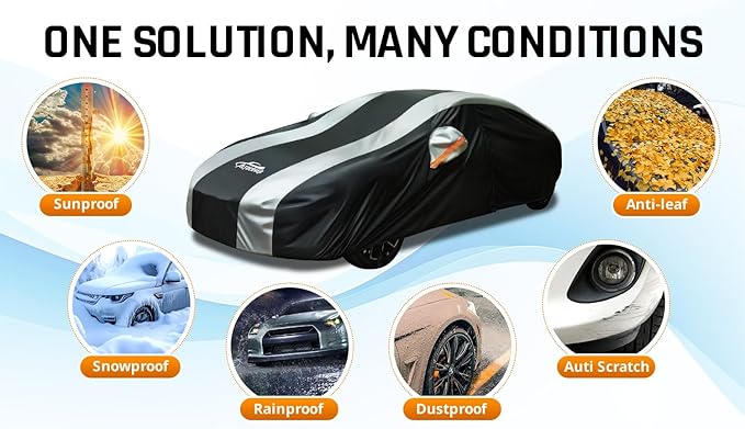 Car Covers for Automobiles All Weather Waterproof - Image 5