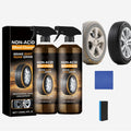 Wheel Cleaner, Cleaner Spray, Reduce Erosion, Wheel Maintenance Cleaner, Renovation, Remove Dirt, Dust, Oil Stains, Etc, on The Tire Surfaceprevents Aging and Cracking (2PCS)
