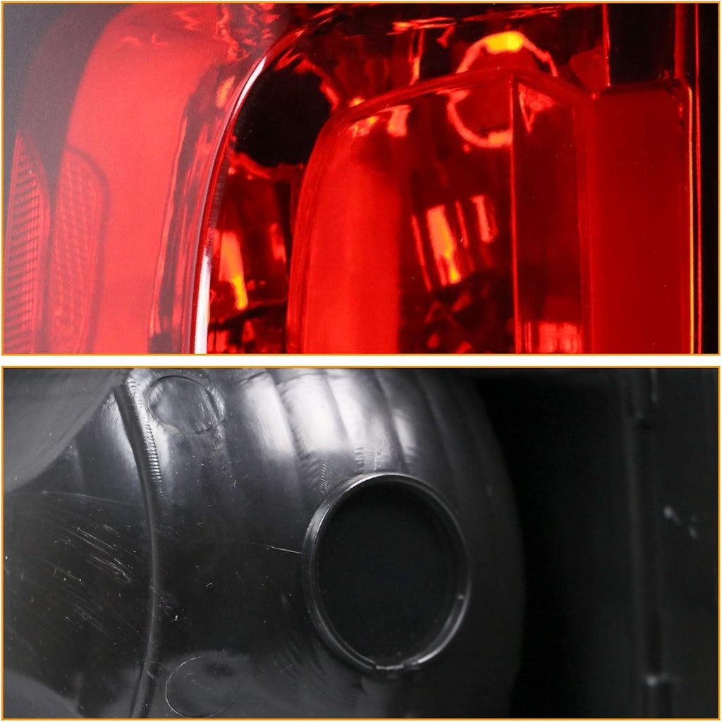 Tail Light Assembly Compatible With 2015-2022 Chevy Colorado Factory Style Right Passenger Side Taillight Brake Rear Lamp Red Clear Lens with Bulb and Harness # 84169778 GM2801270