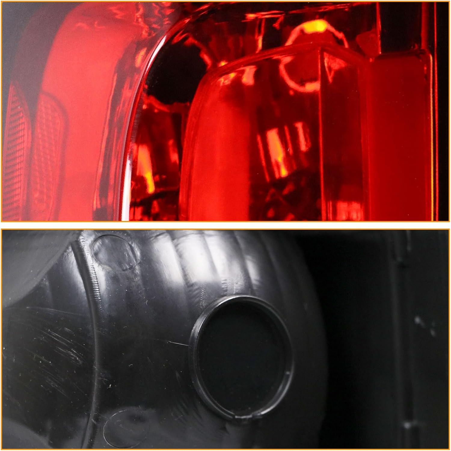 Tail Light Assembly Compatible With 2015-2022 Chevy Colorado Factory Style Right Passenger Side Taillight Brake Rear Lamp Red Clear Lens with Bulb and Harness # 84169778 GM2801270