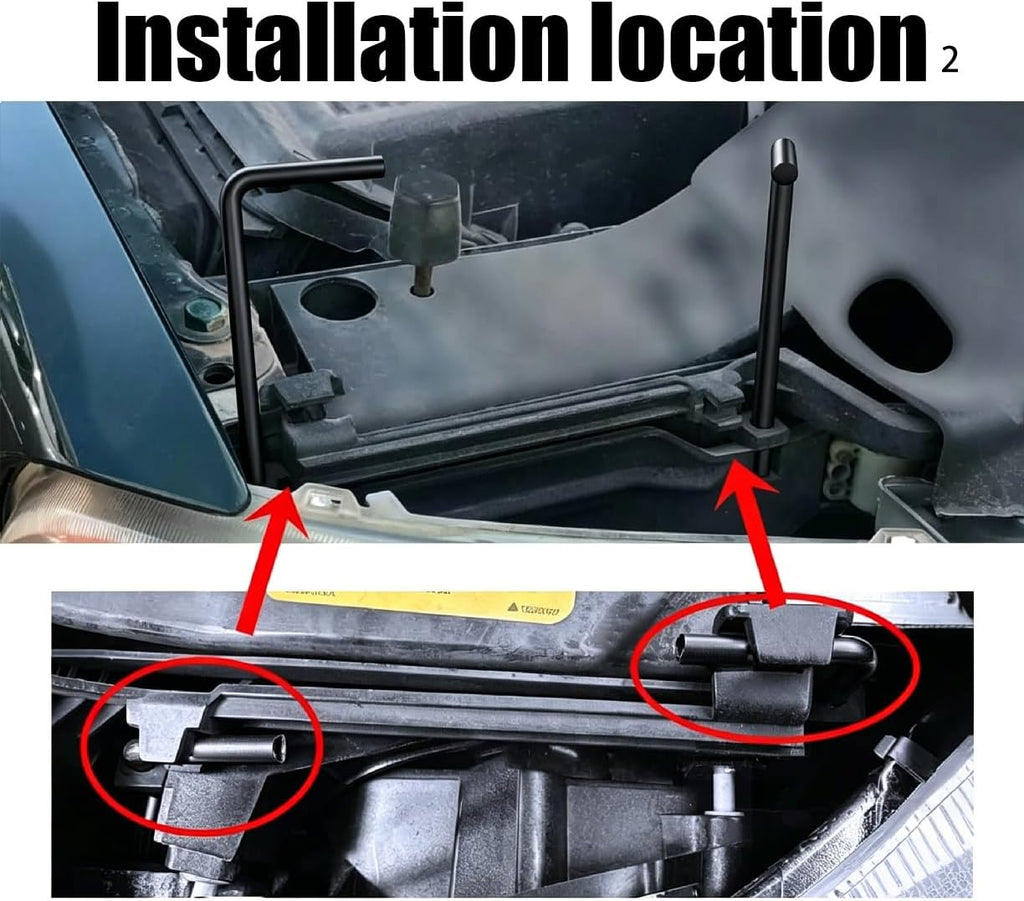 2pcs Headlight Retaining Pins Headlamp Mounting Pins | for 1999-2007 Silverado Sierra Cadillac Chevrolet GMC GM, 42442, 15173146, 15257778, 15738764, 15845413, GM2508118, LHT00122