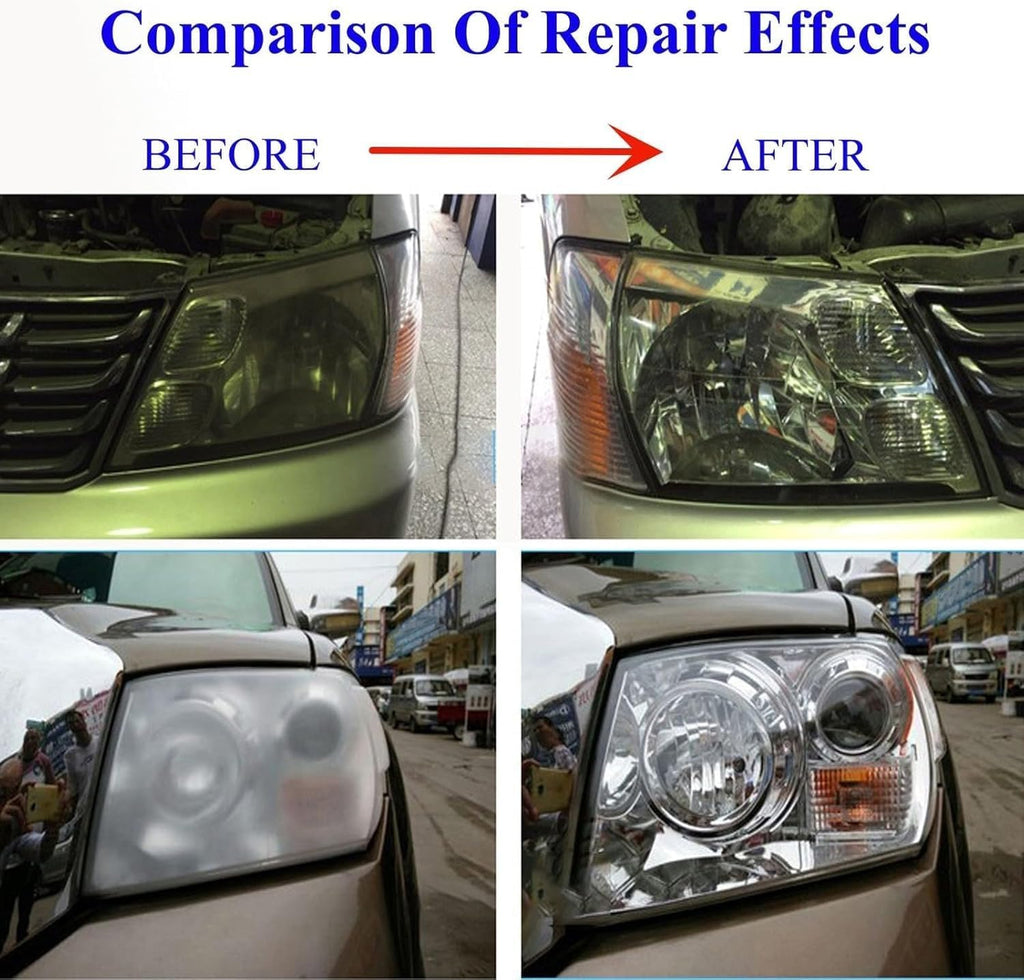 ROYWOO 1600g Car Headlight Restoration Liquid，Auto Headlight Scratch Restoring Fluid，Headlight Lens Polish Repair Liquid for Repair of Scratch,Yellowed, Haze, Cracked Headlamp