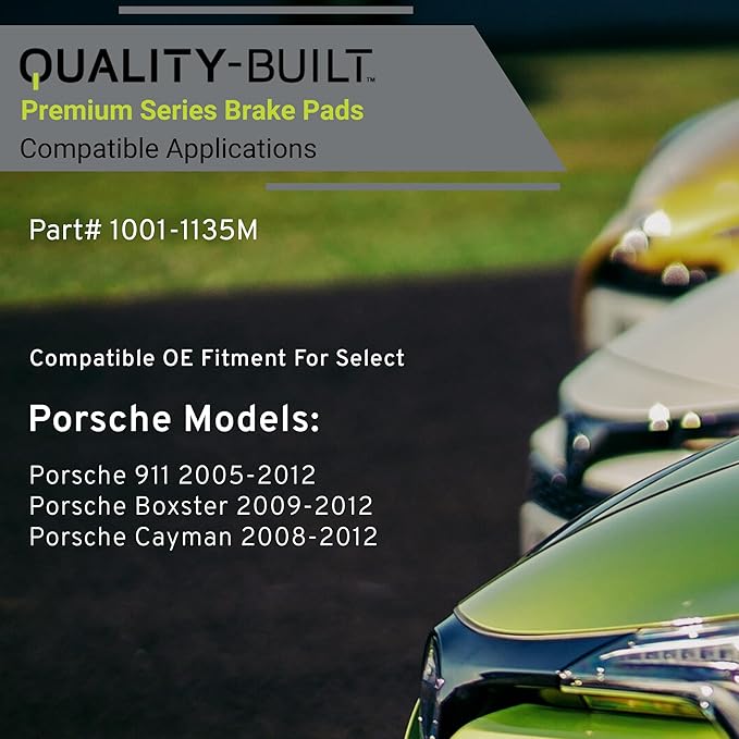 Premium Semi-Metallic Front Brake Pads Compatible - Image 3