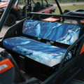 Blue Marble Universal UTV Replacement Seat Covers Soft UTV Bench Seat Cover for Kawasaki Mule 300 3010 3020 4000 4010 2001-2023 2025 Slip Seats Cover for Mule