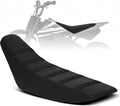 Universal Electric Dirt Bike Seat Cover Striped Soft for Tuttio Tutti Tutto Yozma in 10 ETM RTR Lite Strike VIPOOO Valtinsu Off Road Motorcycle (Black)
