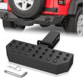 YZONA Tow Hitch Step Trailer for 2" Receivers, 400 lbs Maximum Load, with Pin Clip & U-Bolts Stabilize, Compatible with Pickups Trucks Car SUV Van RV, Anti Slip and Rust Towing Bumper Guard Protector
