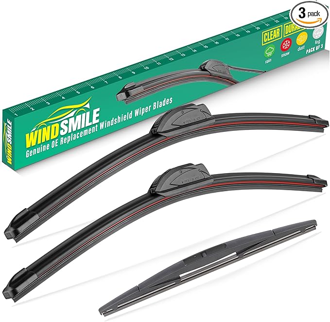 26" 22" 16" Windshield Wiper Blades Replacement by WINDSMILE