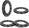 EVIL ENERGY 6x135 or 6x5.5 Wheel Spacers 1/2" (12mm) Compatible with 2004-2023 Ford F-150, 6x135 mm/6x139.7 mm 6 Lugs 108mm Hub Bore Unequipped with Bolts Black, Not Hubcentric