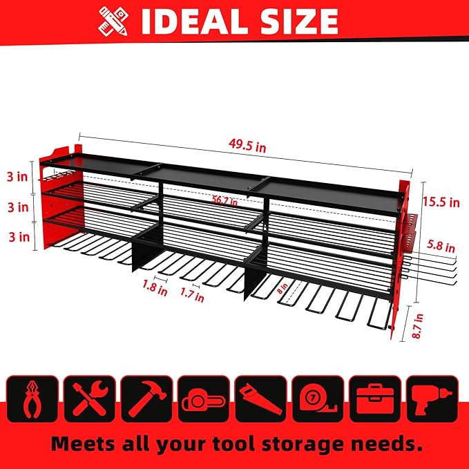 Power Tool Organizer Wall Mount - Image 2