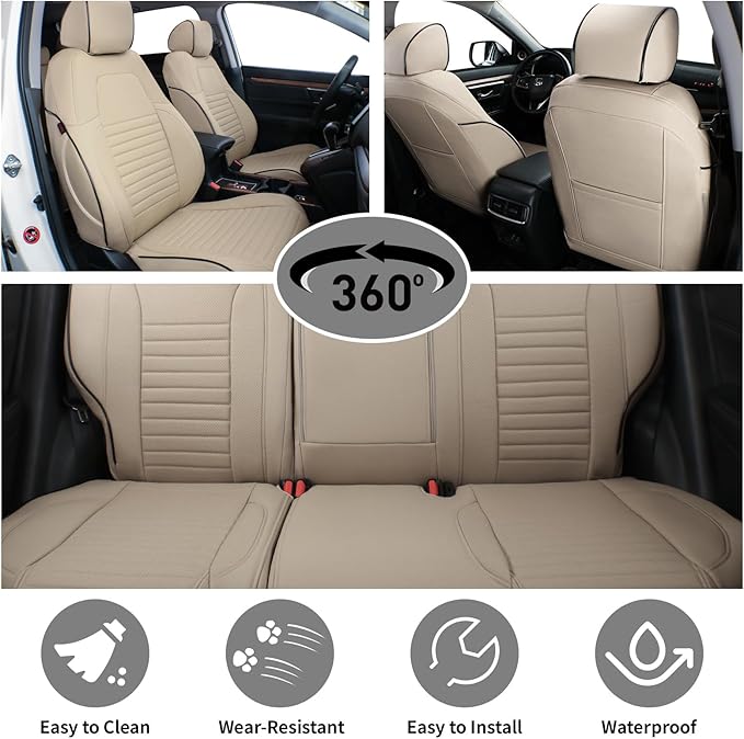 EKR Accord Car Seat Covers for Honda Accord EX-L, Hybrid 2018 2019 2020 2021 - Image 4