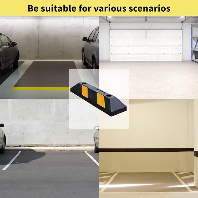 Heavy-Duty Parking Curb Wheel Stop - Image 7