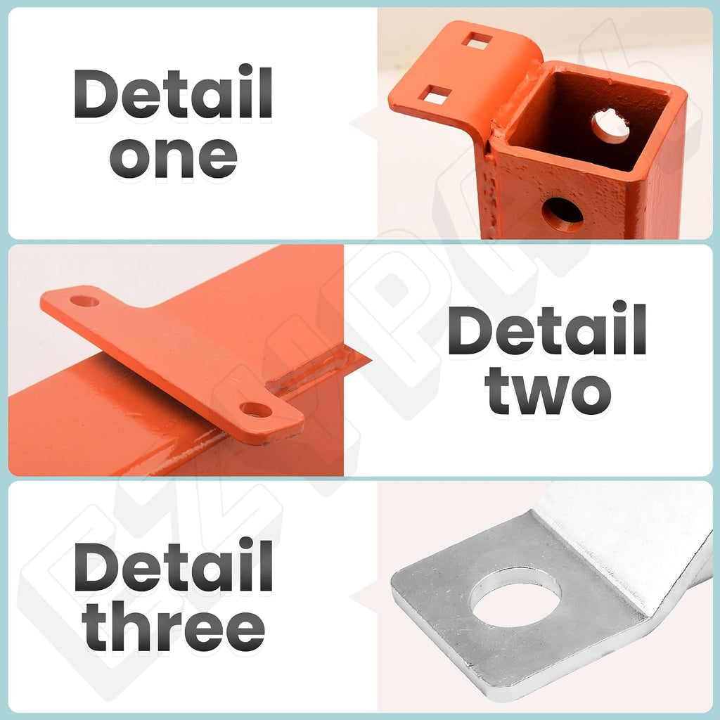 Heavy-Duty 093-1129-00 2" Rear Hitch Assembly Compatible with Bad Boy Mowers Rebel, Rogue & Renegade Models