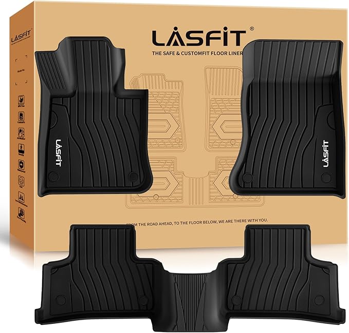 LASFIT Floor Mats for Mercedes Benz GLC 2023-2025, GLC300 / GLC350e / GLC43 by LASFIT