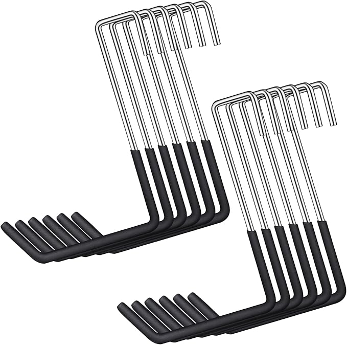 12 Pack Heavy Duty Rafter Hooks by BOBOKA