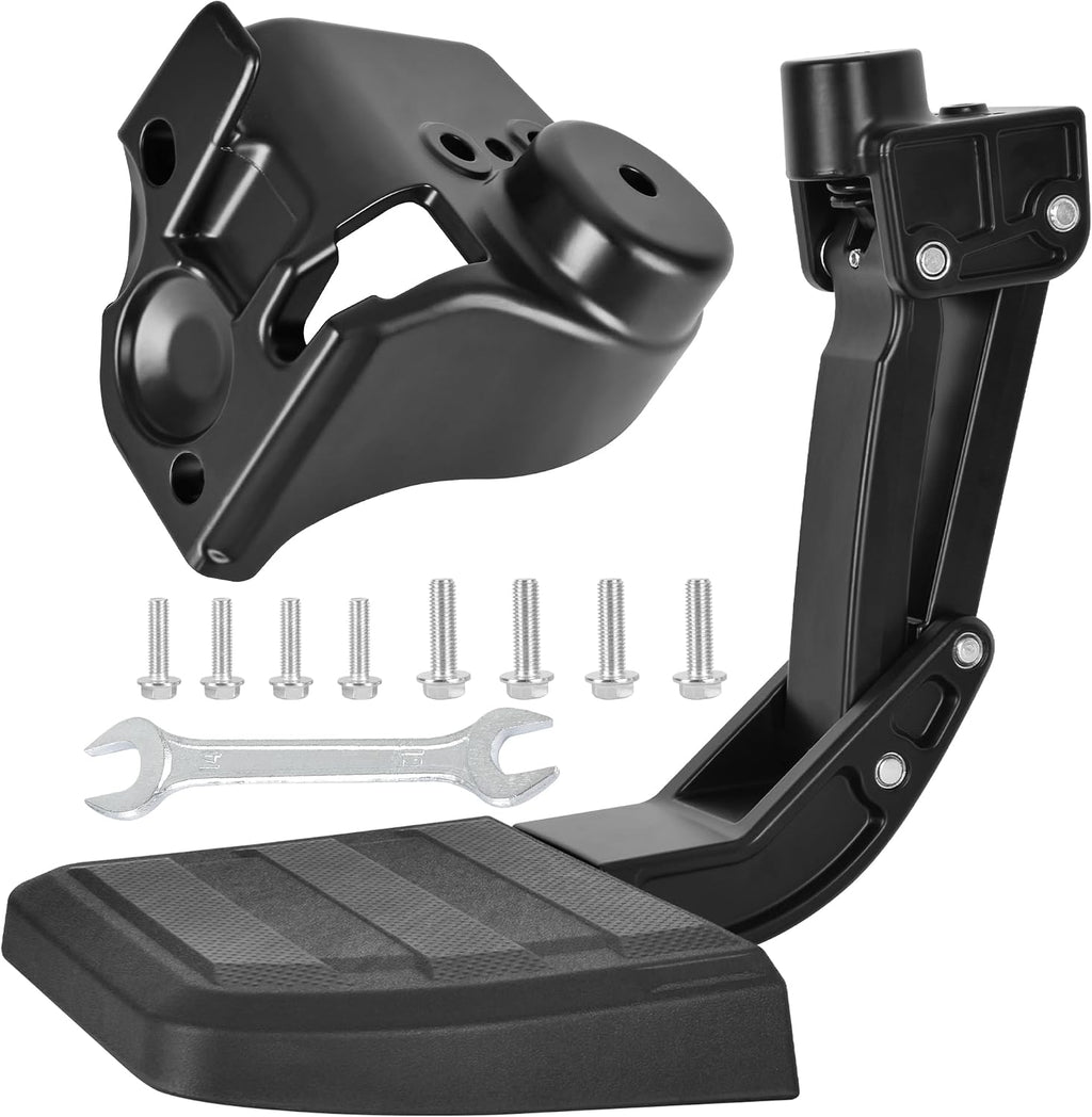 ASOPARTS Rear Bed Step Aluminum Upgraded Compatible with Toyota Tacoma 2024 2025 2026 Retractable Bumper Tailgate Step Foldable Pickup Bedstep 4th Gen Accessories Replace # PT392-35920