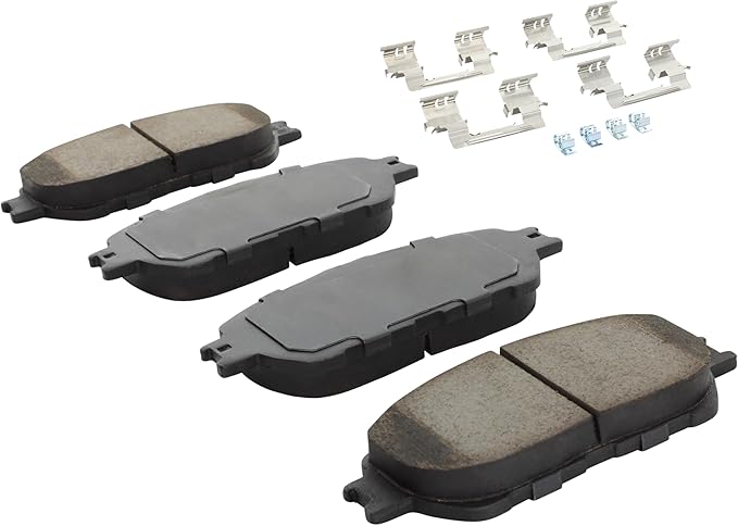 Premium Ceramic Front Brake Pads Compatible - Image 2