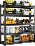 48" W Garage Shelving Unit, Garage Storage Shelves 3000LBS Heavy Duty Shelves