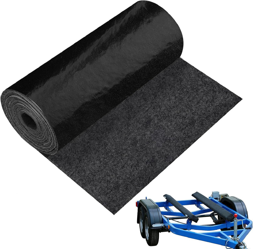 Boat Trailer Bunk Carpet 12 Inch x13Ft, Waterproof Marine Mat, Non-Slip Dirt Resistant for Boat Trailers, Docks, Ramps Ideal for Boat Owners and Marine Enthusiasts