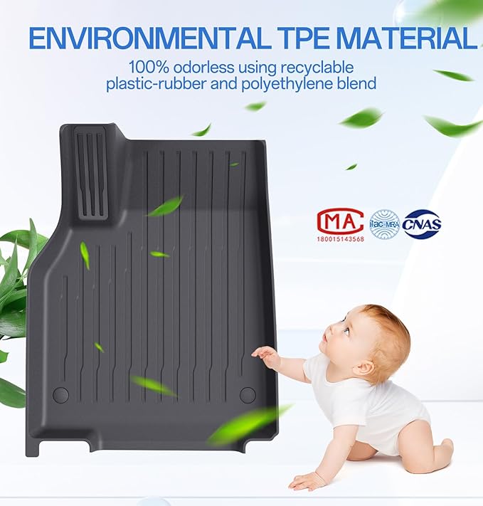 Floor Mats Fit for Model Y 2026-2025 Juniper 5-Seat - Image 6