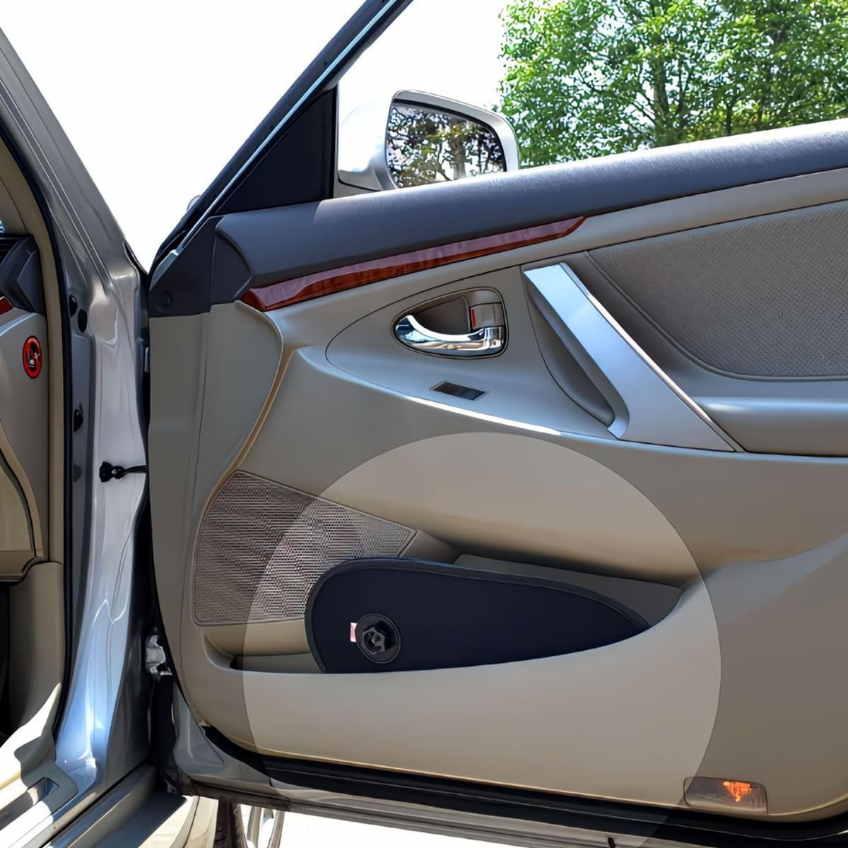 Car Sunshade 2 Pack PVC Adjustable Rotatable Side Window Privacy Sunscreen Heat Insulating Shade for Travel and Parking, 2pcs
