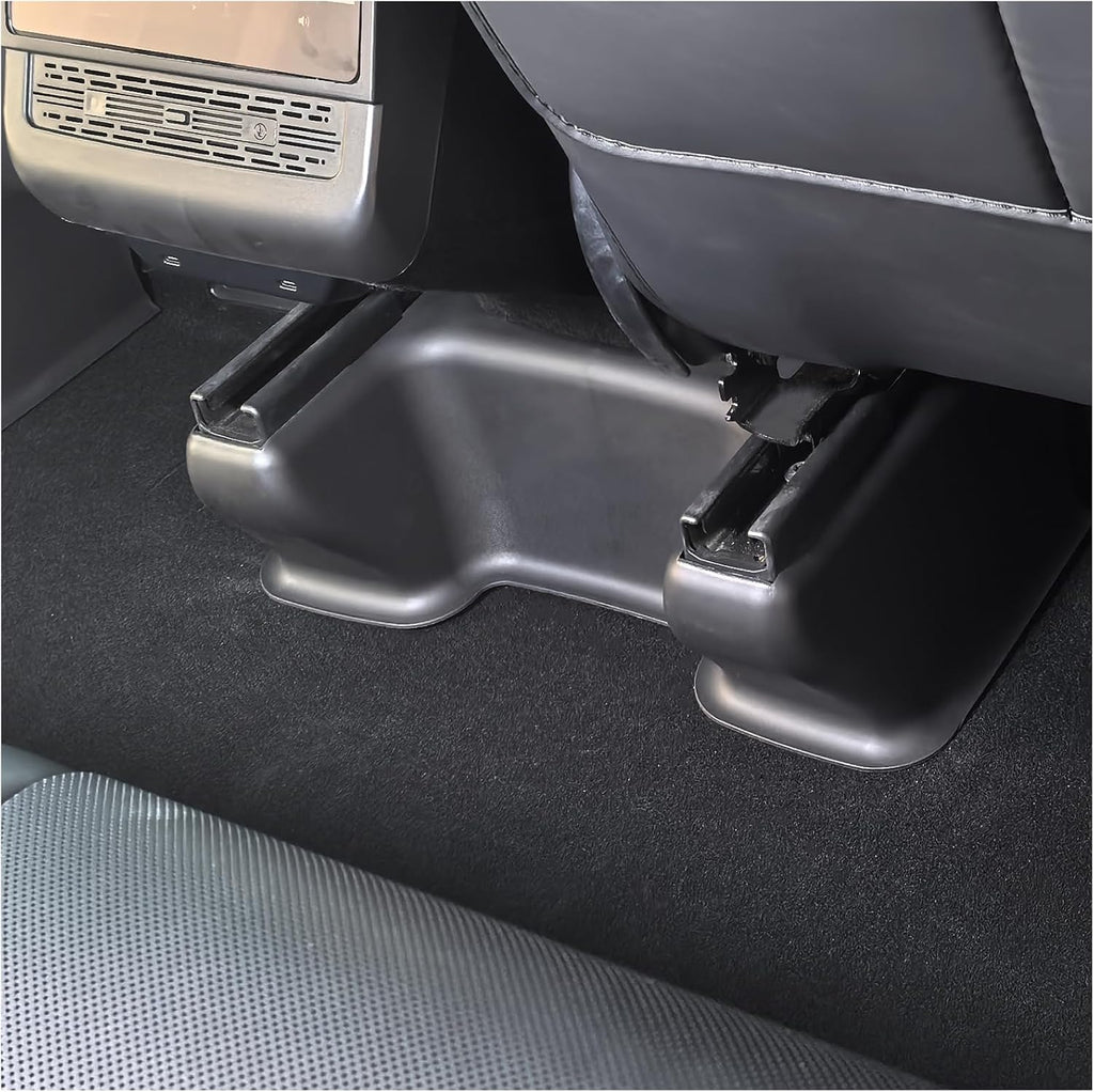7 Pieces of Front Seat Rail Protectors, for Tesla Model Y Juniper 2025 2026,Under Seat Floor Mat Protectors for Model Y Juniper Accessories in Black