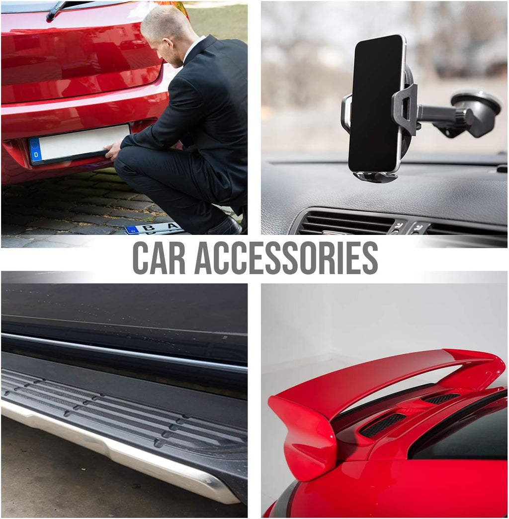 CANOPUS 06384 Automotive Acrylic Plus Attachment Tape 0.5in x 5yd, Double Sided Mounting, Very High Bonding, Perfect for Home, Automotive and Office Duties, Black, Made in USA