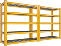 REIBII 72''H Garage Shelving 3010 LBS Storage Shelves Adjustable Metal Shelving