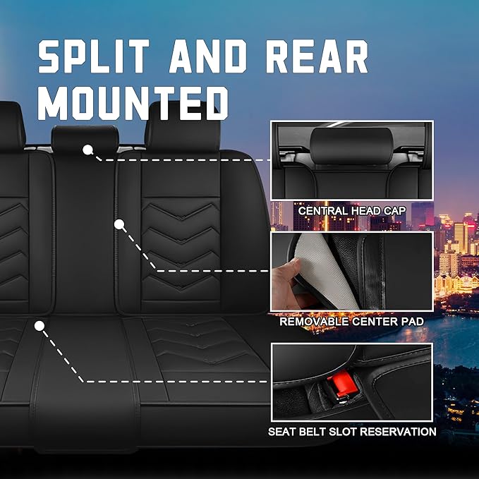 Car Seat Covers for Chrysler Pacifica 2004-2025, Stylish Sport Seat Cover - Image 6