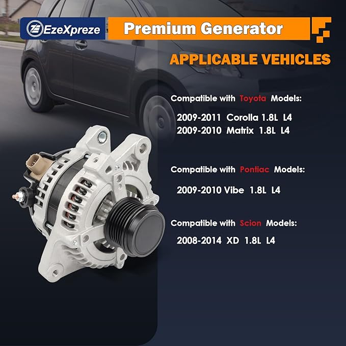 Ezexpreze Alternator 11385N Replacement