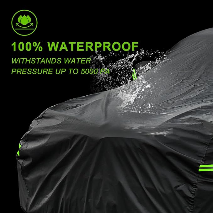 KouKou SUV Car Cover Waterproof All Weather, 7 Layers Outdoor Cover - Image 4