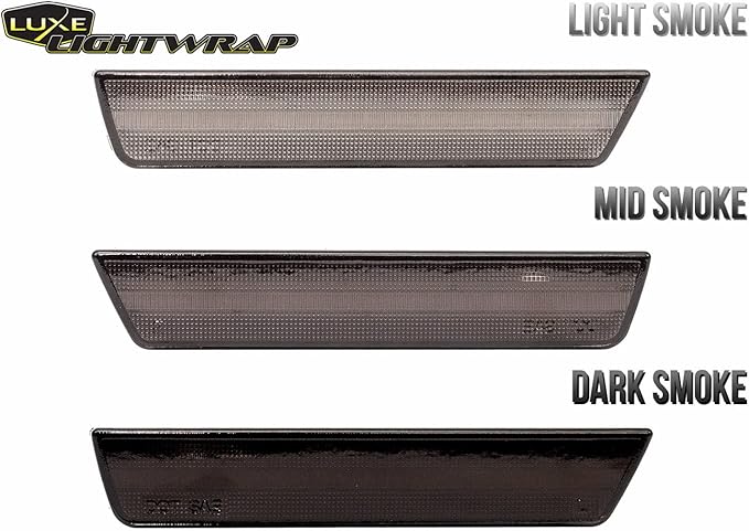 Luxe LightWrap Dark Smoke Universal Headlight Tint Light Tail Kit - Image 8