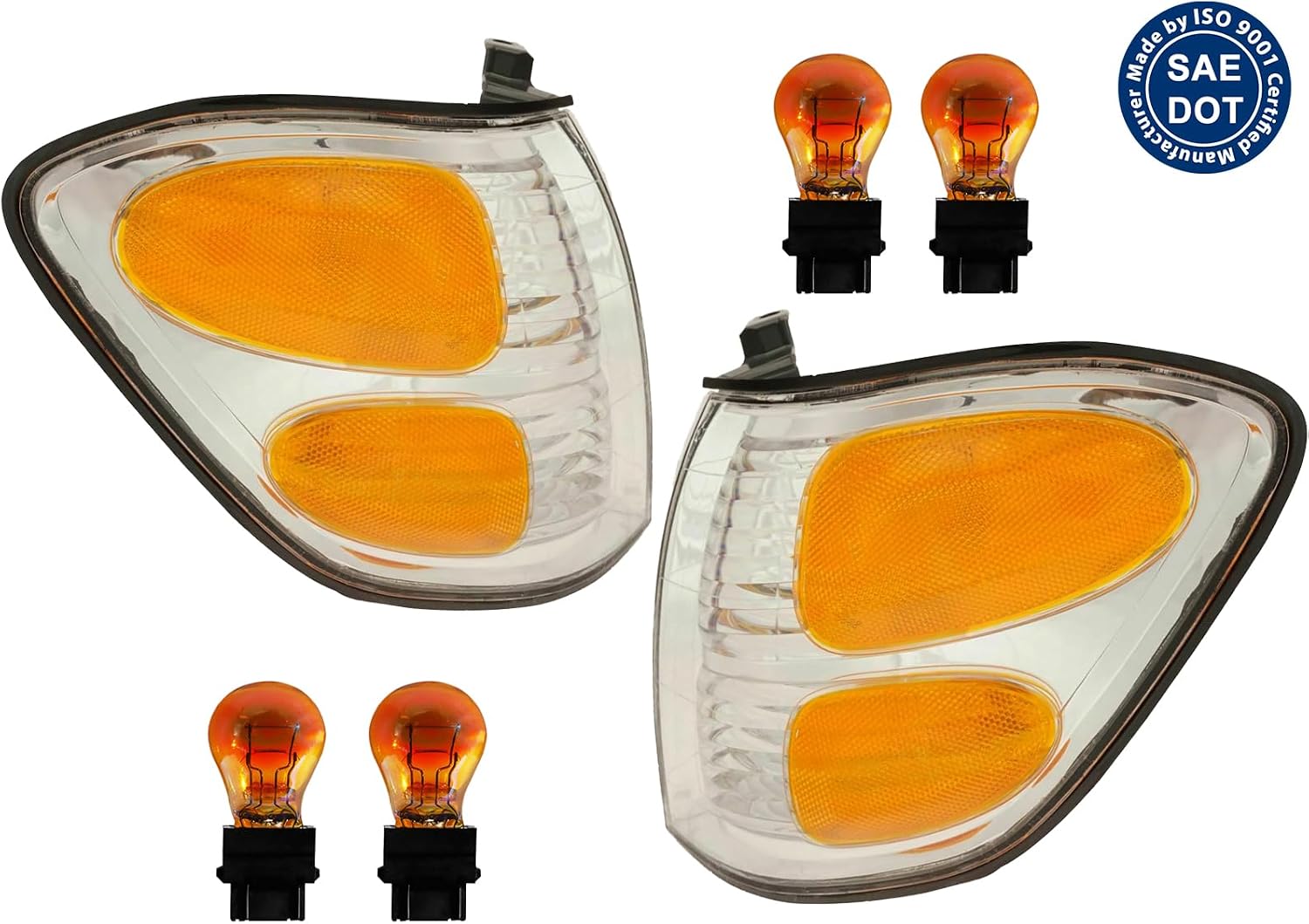 APA Replacement for Headlights and Corner Signal Lights 2000-2004 Tundra (Double Cab ONLY) 2001-2004 Sequoia TO2503144 TO2502144 TO2531143 TO2530143 COMBO PAIR