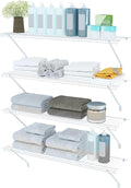 proworx closet shelves wall mounted, 4 pack 4, main product view