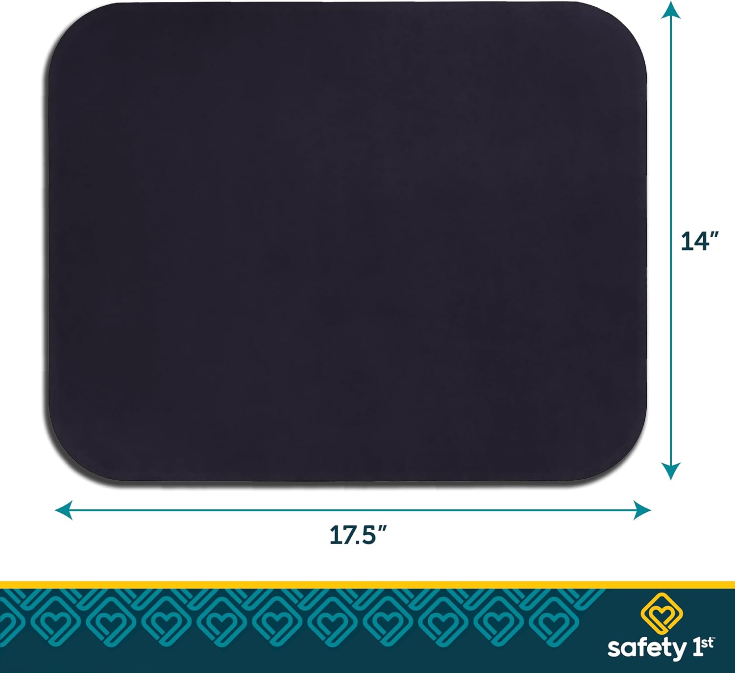Safety 1st Cling Car Window Shades, 2 Pieces, Black Tint | Sun Blocker, UV Protection, Static Cling, Privacy Shade, For Baby