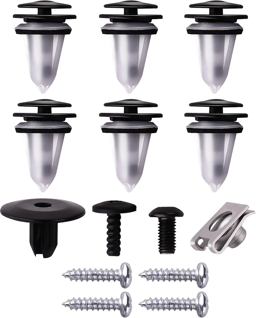 XTPTFABS 51132757697 Hood Scoop Mounting Kit Compatible with MINI Cooper 2007-2013 R56 S,2008-2015 R55 S Clubman,2009-2015 R57 S,Convertible 2011-2015 R58 S Coupe,2011-2015 R59 S Roadster