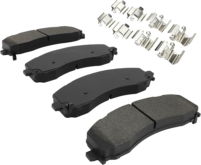 Premium Semi-Metallic Rear Brake Pads Compatible